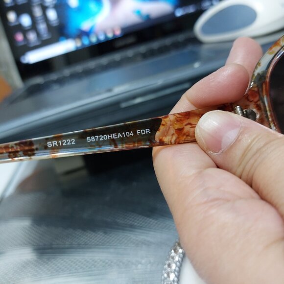 Foster Grant Fashion sunglasses women Maxblock floral trasluscent gradient lense - Picture 5 of 10